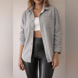 Aritzia COZY FLEECE BOYFRIEND SHIRT